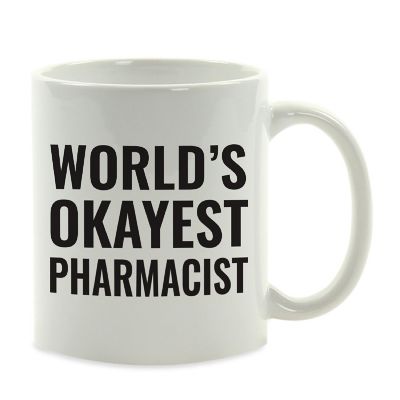 World's Okayest Pharmacist Ceramic Mug Image 2