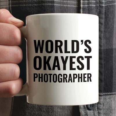 World's Okayest Photographer Ceramic Mug Image 1