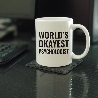 World's Okayest Psychologist Ceramic Mug Image 1
