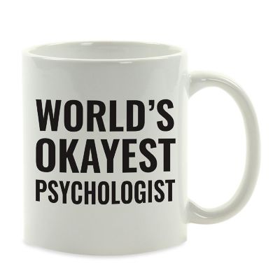World's Okayest Psychologist Ceramic Mug Image 2