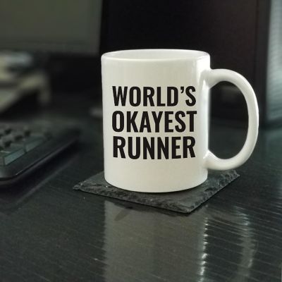 World's Okayest Runner Ceramic Mug Image 1