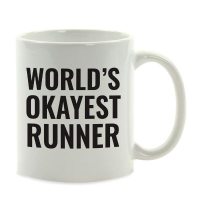 World's Okayest Runner Ceramic Mug Image 2