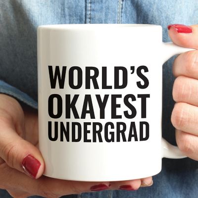 World's Okayest Undergrad Ceramic Mug Image 1