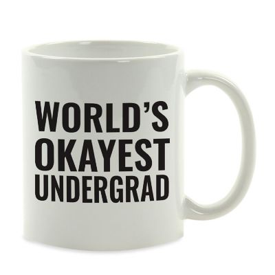 World's Okayest Undergrad Ceramic Mug Image 2