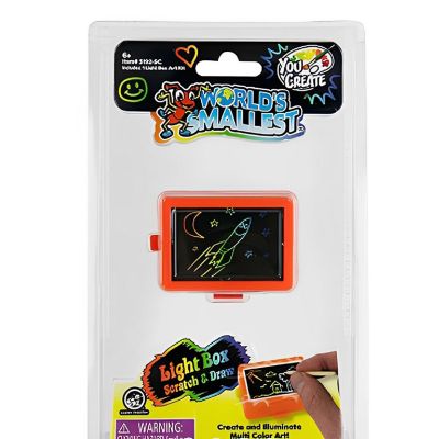 World's Smallest Light Box Scratch Art Kit Image 1