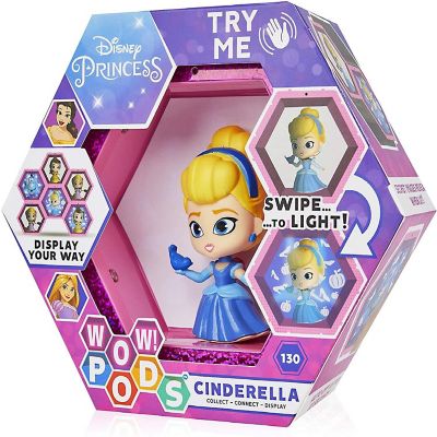 WOW Pods Disney Princess Cinderella Swipe to Light Connect Figure Collectible Stuff! Image 1