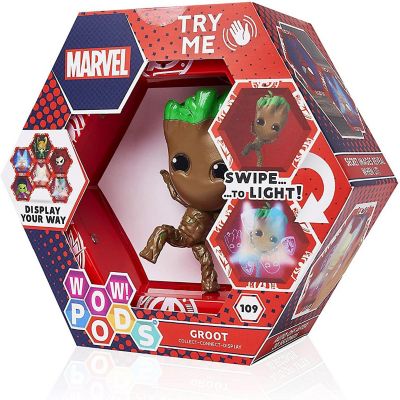 WOW Pods Marvel Avengers Groot Swipe Light-Up Connect Figure Collectible WOW! Stuff Image 1
