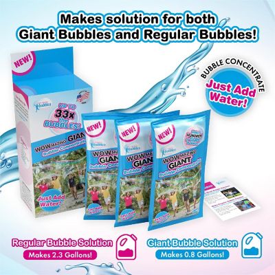 WOWmazing Giant Bubble Concentrate Solution 3-Pack Image 1