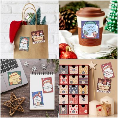 Wrapabes Happy Holidays Christmas Sticky Notes, Festive Fun 6Pc Image 3