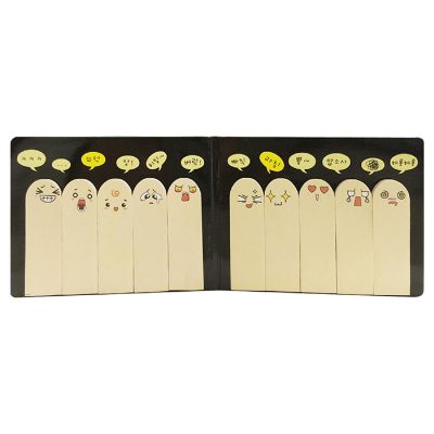 Wrapables 10 Finger Emotion Bookmark Flag Tab Sticky Notes (Set of 2) Image 1
