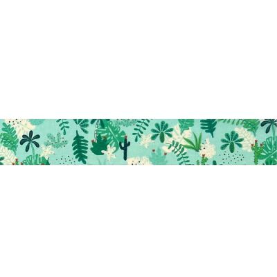 Wrapables 15mm x 5M Washi Masking Tape, Green Ferns Image 2