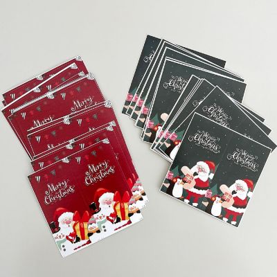 Wrapables 4" x 2" Rectangular Christmas Holiday Sealing Stickers and Package Labels (100pcs) Image 2