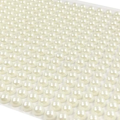 Wrapables 5mm Pearl Adhesive Gem Stickers, 792pcs Image 1