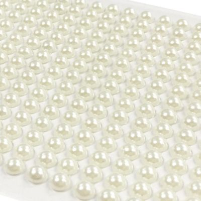 Wrapables 6mm Pearl Adhesive Gem Stickers 6mm Pearl Stickers, 540pcs Image 1