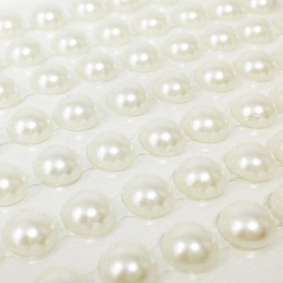Wrapables 6mm Self Adhesive Pearl Stickers, 420pcs Image 2
