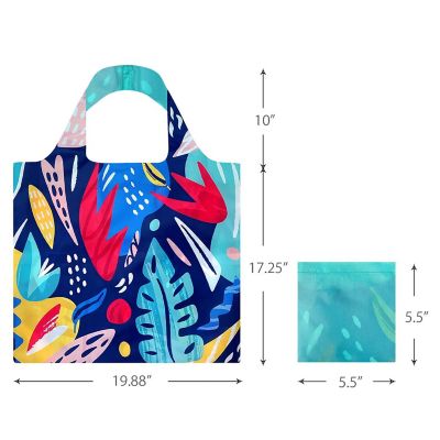 Wrapables Allybag Foldable & Lightweight Reusable Grocery Bag, Abrtract 1 Image 1