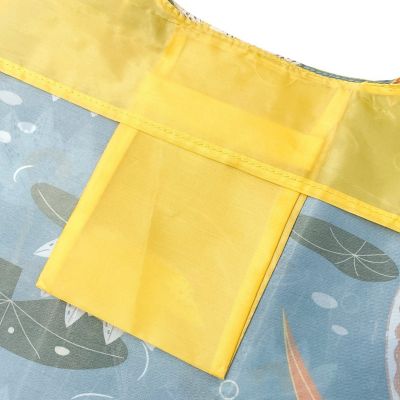 Wrapables Allybag Foldable &amp; Lightweight Reusable Grocery Bag, Cranes Image 2