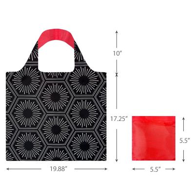 Wrapables Allybag Foldable & Lightweight Reusable Grocery Bag, Hexagon Image 3