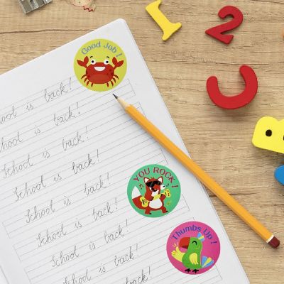 Wrapables Animal Sticker Roll (500pcs), Inspirational Image 2