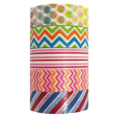 Wrapables Beach Bonanza Washi Tapes Masking Tapes, Set of 5 Image 1