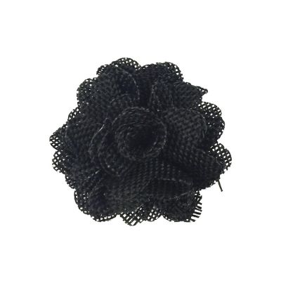 Wrapables Black Burlap Flower Embellishment Burlap Roses (20pcs) Image 1