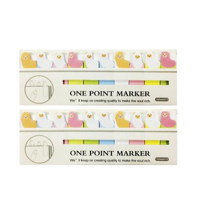 Wrapables Bookmark Flag Tab Sticky Notes, Sheep (Set of 2) Image 1
