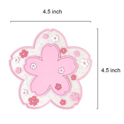 Wrapables Cherry Blossom Coasters (Set of 2) Image 3