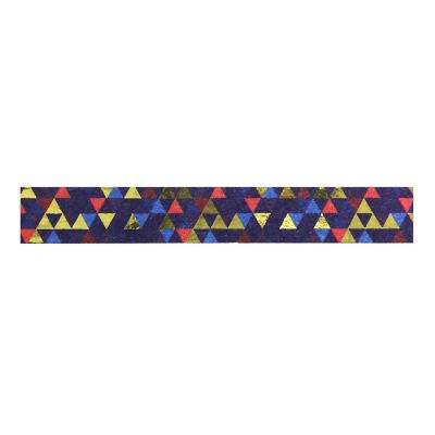 Wrapables&amp;#174; Colorful Washi Masking Tape, Mystery Magic Vector Triangles Image 1