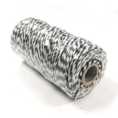 Wrapables Cotton Baker's Twine 12ply 110 Yard, for Gift Wrapping, Party Decor, and Arts and Crafts - Black Image 1
