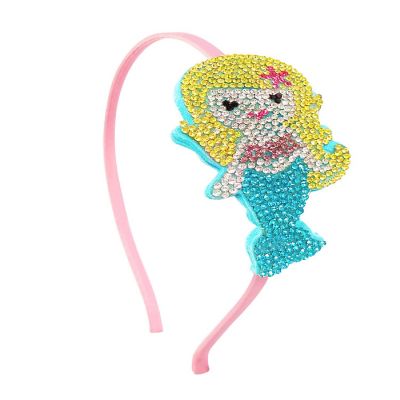 Wrapables Crystal Studded Bling Headband, Mermaid Image 1