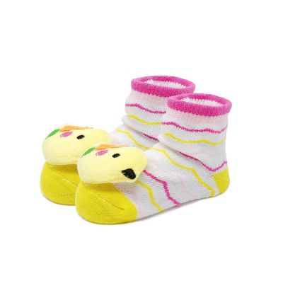 Wrapables Cute 3D Cartoon Anti-Skid Baby Booties Sock Slipper Shoes (Set of 6), Fantasy Image 1