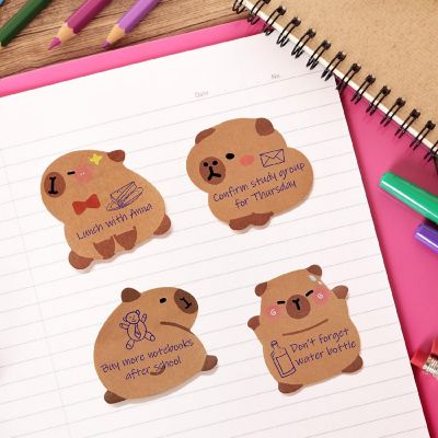 Wrapables Cute Capybara Sticky Notes (Set of 8) Image 2