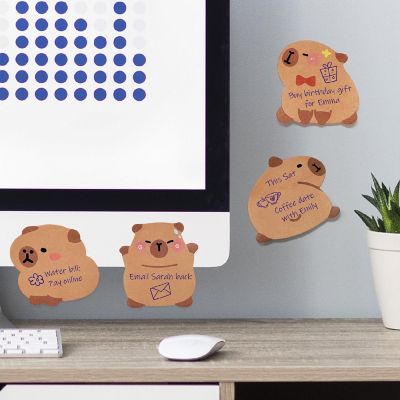 Wrapables Cute Capybara Sticky Notes (Set of 8) Image 3