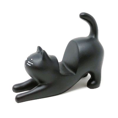 Wrapables Cute Kitty Hands Free Phone Stand, Black Image 2