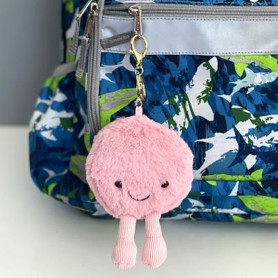 Wrapables Cute Plush Keychain Keyring Pendant Charm for Bag, Macaron Image 3