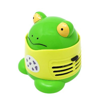 Wrapables Cute Portable Mini Vacuum Cleaner for Home and Office, Frog Image 2