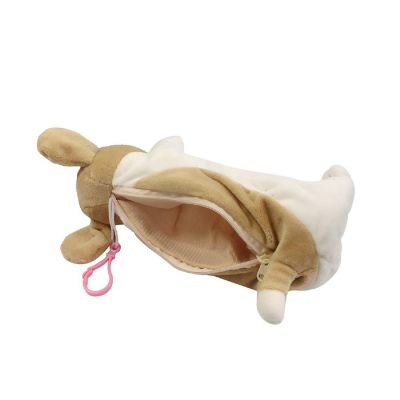 Wrapables Cute Puppy Pouch Plush Pencil Case, Beagle Image 1