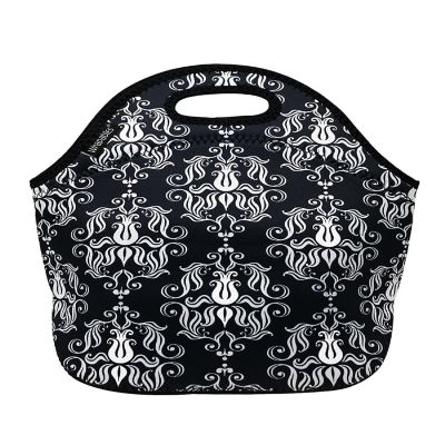 Wrapables Damask Insulated Neoprene Lunch Bag Image 1