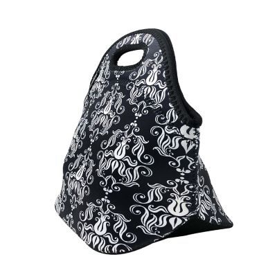 Wrapables Damask Insulated Neoprene Lunch Bag Image 1