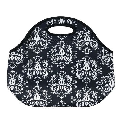 Wrapables Damask Insulated Neoprene Lunch Bag Image 2
