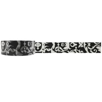 Wrapables Damask Washi Masking Tape - Gothic Image 1