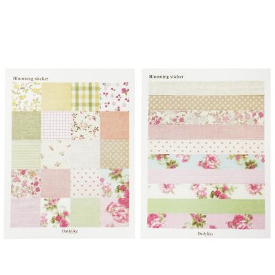 Wrapables Decorative Floral Adhesive Scrapbooking Stickers Image 1