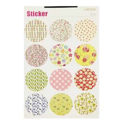 Wrapables Decorative Floral Pattern Sticker Set Image 3