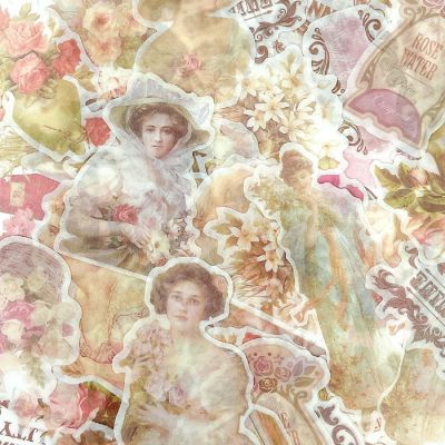 Wrapables Decorative Scrapbooking Washi Stickers (60 pcs), Aristocrats Image 2