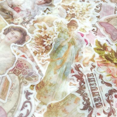 Wrapables Decorative Scrapbooking Washi Stickers (60 pcs), Aristocrats Image 3
