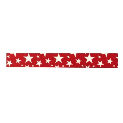 Wrapables Decorative Washi Masking Tape, Crimson Stars Image 1
