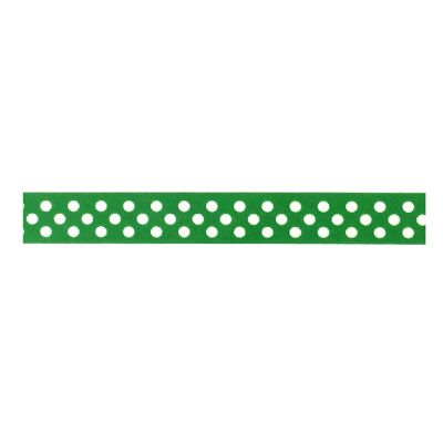 Wrapables Decorative Washi Masking Tape, Forest Green Dots Image 1
