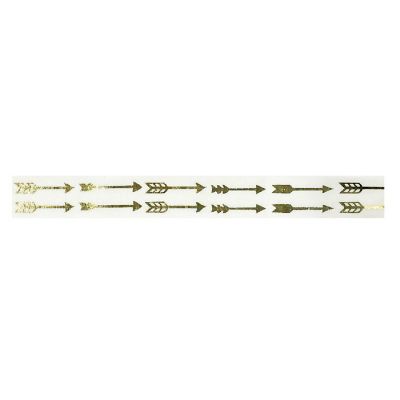 Wrapables Decorative Washi Masking Tape, Gilded Arrows Image 1
