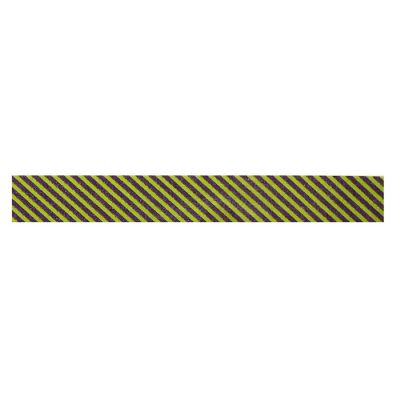 Wrapables Decorative Washi Masking Tape, Green and Purple Slant Stripe Image 1