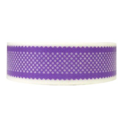 Wrapables Decorative Washi Masking Tape, Lavender Ribbon Image 1